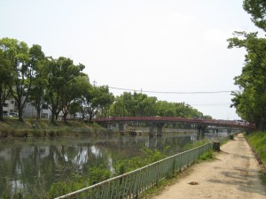 姫路の運河公園